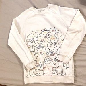 Girls Stella McCartney white sweatshirt size 12